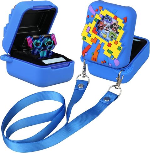 Canboc Silicone Case for Bitzee Disney Interactive Toy Digital Pet, Protective Skin Cover for Bitzee Virtual Electronic Digital Pet Kids Disney Toys, Blue (Case Only) in Saudi Arabia
