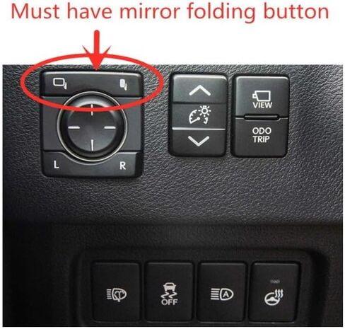 Car Remote Rearview Side Mirror Fold Unfold Kit Module For Lexus GX460 2010-2019 Auto Mirrors Folding Upgrade, OBD Plug And Play in Saudi Arabia