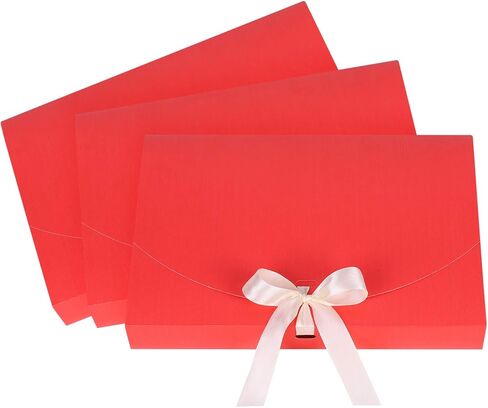 ITODA 10 Pcs Gift Boxes Packing Box for Shirt Pajamas，Silk Scarf Paper Case with Ribbon Present Box for Birthday Wedding Ceremony Festival in Saudi Arabia