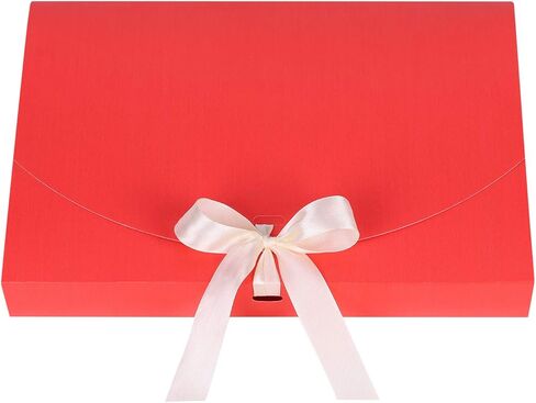 ITODA 10 Pcs Gift Boxes Packing Box for Shirt Pajamas，Silk Scarf Paper Case with Ribbon Present Box for Birthday Wedding Ceremony Festival in Saudi Arabia