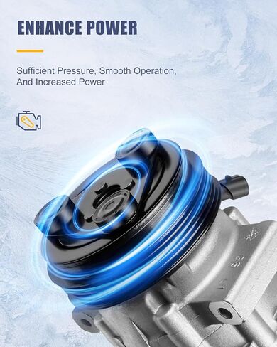 OCPTY AC Compressor for 2000-2004 for Saturn L100 L200 L300 LS LS1 LW1 LW200 2.2L 10349920 1010679 157543 22676735 5512044 251119 TEM251119 2021545R 144027C 1433N 0610191 C712 in Kuwait