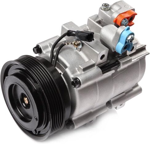 CCIYU A/C Compressor with Clutch A/C Air Compressor for Car 1999-2001 for Hyundai Sonata 2.5L(2002-2005 Sonata 2.7L),2002-2006 for Kia Optima 2.7L Air Conditioning Compressor for 57185 in Saudi Arabia