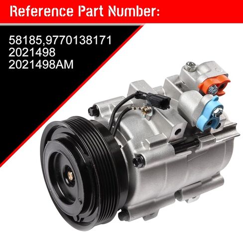 CCIYU A/C Compressor with Clutch A/C Air Compressor for Car 1999-2001 for Hyundai Sonata 2.5L(2002-2005 Sonata 2.7L),2002-2006 for Kia Optima 2.7L Air Conditioning Compressor for 57185 in Saudi Arabia
