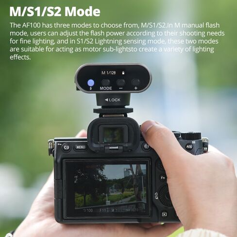 AMBITFUL AF970 Camera Flash Speedlite for Canon Nikon Sony Olympus Fuji Panasonic,2.4G Wireless Flash, Recycle Time 0.1-2.5s,Adjustable Flash Head W/LCD Panel&Single-Contact Hotshoe in Kuwait