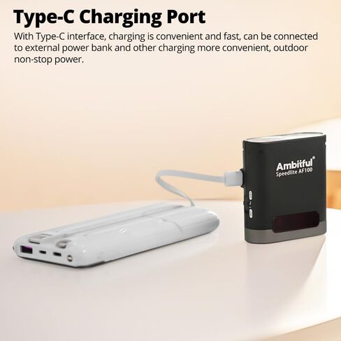 AMBITFUL AF970 Camera Flash Speedlite for Canon Nikon Sony Olympus Fuji Panasonic,2.4G Wireless Flash, Recycle Time 0.1-2.5s,Adjustable Flash Head W/LCD Panel&Single-Contact Hotshoe in Kuwait