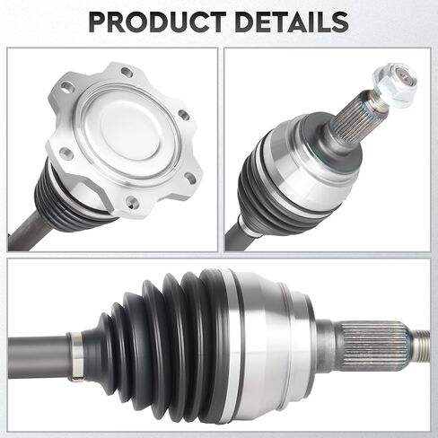 NEW Left & Right Front CV Axle Shaft Assembly fits for Cadillac Escalade, for Chevrolet K1500, Silverado 1500, Tahoe, Avalanche, GMC K1500, Sierra 1500, Yukon 1999-2006, Driver & Passenger side, 2PCS in Saudi Arabia