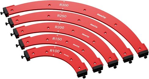 Router Corner Radius Template Router Radius Jig Aluminum Alloy Router Templates for Woodworking Router Corner Jigs and Templates R10/R15/R20/R25/ R30/R35/R40/R50 Use with Router Table in Kuwait