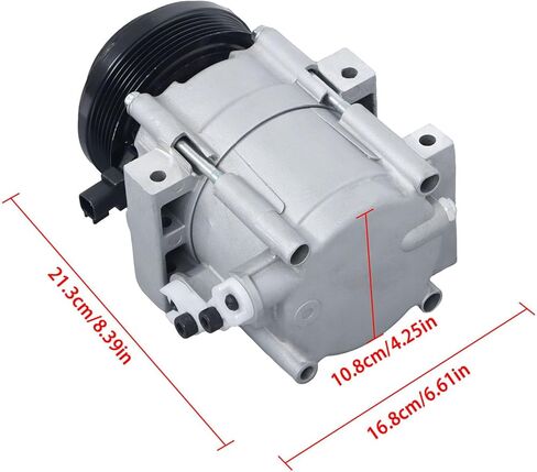 ضاغط تكييف الهواء وقابض تكييف الهواء 7R3Z19703A بديل لفورد E150 E250 E350 E450 Super Duty 2007-2019 in Kuwait