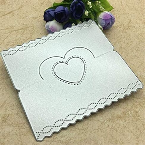 Heart Box Pack Bag Topper Metal Cutting Dies Scrapbooking Album Card Craft in Saudi Arabia