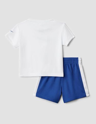Nike Baby Boys Dri-FIT Swoosh Graphic Tee & Shorts 2 Piece Set (B(66F237-023)/G, 24 Months) in Saudi Arabia