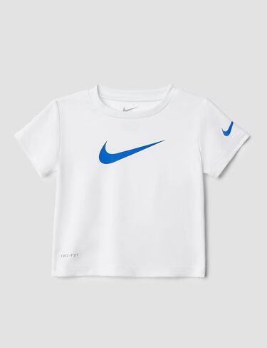 Nike Baby Boys Dri-FIT Swoosh Graphic Tee & Shorts 2 Piece Set (B(66F237-023)/G, 24 Months) in Saudi Arabia