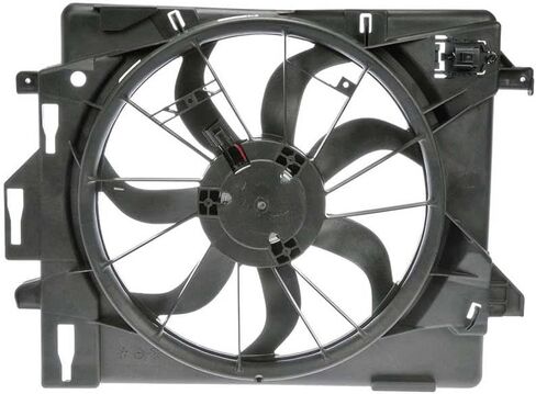 مجموعة مروحة تبريد المحرك قطعة واحدة تحل محل 5058674AA، 5058674AC متوافقة مع Ram C/V 2012-2015 متوافقة مع Volkswagen Routan 2009-2014 متوافقة مع Chrysler Town & Country 2008-2016 in Saudi Arabia