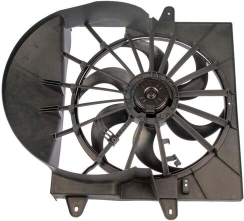 Engine Cooling Fan Assembly 1PC Replaces 5143208AA, 5143208AB Compatible with Jeep Commander 2006 2007 2008 Compatible with Jeep Grand Cherokee 2005 2006 2007 2008 in Saudi Arabia