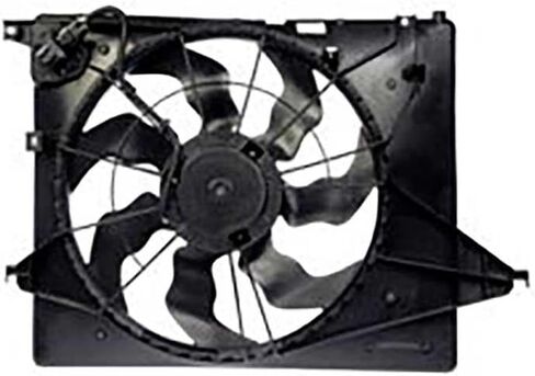 Engine Cooling Fan Assembly 1PC Replaces 253801U100, 253801U200 Compatible with Hyundai Santa Fe 2012 2010 2011 Compatible with Kia Sorento 2012 2013 2011 in Saudi Arabia