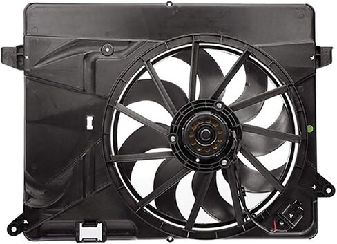 Engine Cooling Fan Assembly 1PC Replaces 95026336, 95301357 Compatible with Encore 2014-2020 Compatible with Chevrolet Trax 2015-2020 Compatible with Chevy Trax 2015-2020 in Saudi Arabia