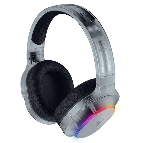 Razer Barracuda X Chroma Wireless Gaming Headset: 2.4GHz Wireless & Bluetooth - Lightweight - Chroma RGB - 40mm Drivers - Cardioid Mic - 70 Hr Battery - for PC, Mac, PS5, Switch, Smartphone - Black in Kuwait