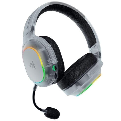 Razer Barracuda X Chroma Wireless Gaming Headset: 2.4GHz Wireless & Bluetooth - Lightweight - Chroma RGB - 40mm Drivers - Cardioid Mic - 70 Hr Battery - for PC, Mac, PS5, Switch, Smartphone - Black in Kuwait
