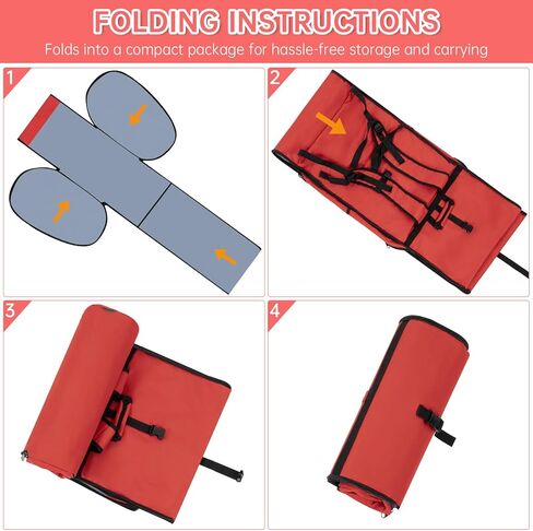 Padded Car Seat Travel Bag Compatible with Doona, Infant Car Seat Travel Bag, Foldable Car Seat Stroller Gate Check Bag for Airplane (Black) in Kuwait