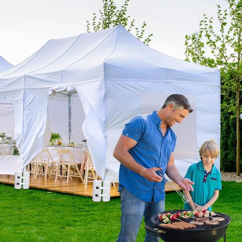 Canopy Weights Bag Leg Weight for Pop up Canopy Tent, Sand Bags for Patio Umbrella Instant Outdoor Sun Shelter (Black) in Kuwait