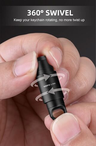 KEEPO LINK Titanium Magnetic Key Ring Quick Release Keychain Holder, 360° Rotatable for Car Keys Car Fobs, OLO01 in Kuwait