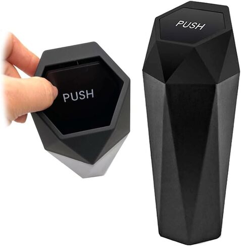 عبوتان من حامل تخزين السيارة الصغير الأسود للأقلام والعملات النقدية والنقود، يناسب حامل الأكواب in Kuwait