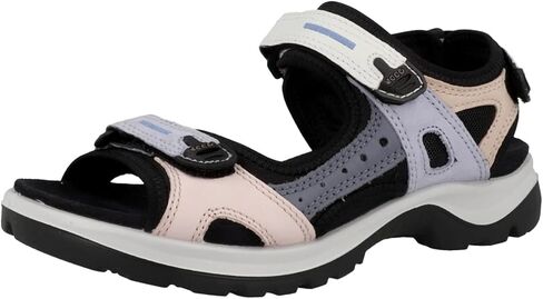 ECCO Women's Yucatan Sport Sandal, Gravel Patchwork, 11-11.5 in Saudi Arabia