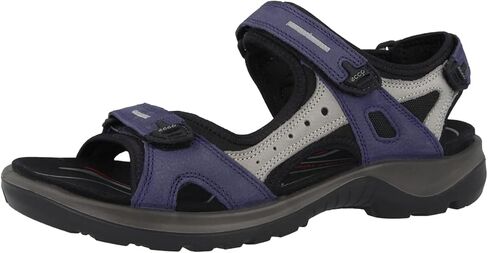 ECCO Women's Yucatan Sport Sandal, Gravel Patchwork, 11-11.5 in Saudi Arabia