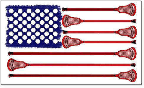 CafePress Lacrosse Americasgame مغناطيس مصد السيارة المستطيل in Saudi Arabia
