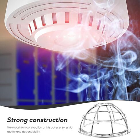 DOITOOL Smoke Detector Cover Metal Cage for Smoke Detector, Smoke Detector Protective Cover Home Smoke Detectors Accessories Fire Alarm Covers Fire Sprinkler Head Guard in Saudi Arabia