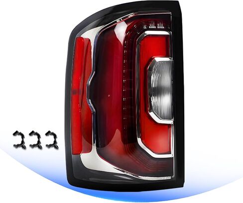 زوج مصابيح خلفية LED متوافقة مع 2016 2017 2018 GMC Sierra 1500 Denali SLT الضوء الخلفي الفرامل الخلفية عكس مجموعات المصابيح استبدال OEM #84365931 84365930 (زوج واحد) in Kuwait