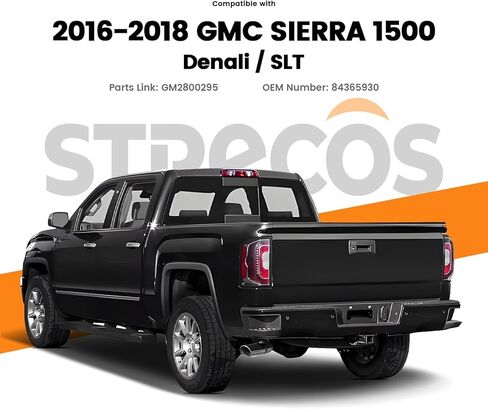 زوج مصابيح خلفية LED متوافقة مع 2016 2017 2018 GMC Sierra 1500 Denali SLT الضوء الخلفي الفرامل الخلفية عكس مجموعات المصابيح استبدال OEM #84365931 84365930 (زوج واحد) in Kuwait