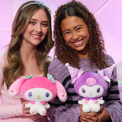 My Melody™ 50th & Kuromi™ 20th Anniversaries 8 بوصات من القطيفة - منتج سانريو مرخص رسميًا من Jazwares - للأعمار من 6 سنوات فما فوق in Kuwait