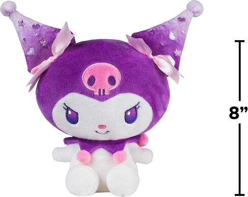 My Melody™ 50th & Kuromi™ 20th Anniversaries 8 بوصات من القطيفة - منتج سانريو مرخص رسميًا من Jazwares - للأعمار من 6 سنوات فما فوق in Kuwait