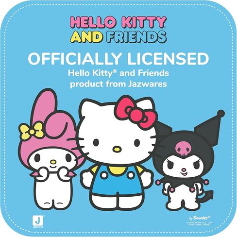 My Melody™ 50th & Kuromi™ 20th Anniversaries 8 بوصات من القطيفة - منتج سانريو مرخص رسميًا من Jazwares - للأعمار من 6 سنوات فما فوق in Kuwait