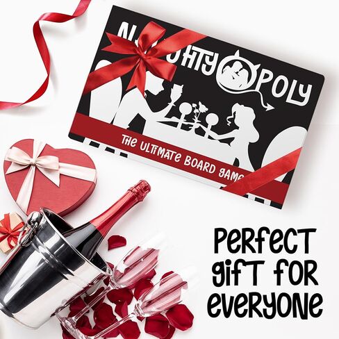 Naughtyopoly Board Game | 100+ Couples Questions, Commands, & Penalties | Perform Services for Extra Fun | A Crazy Spin On The Classic Opoly Property Game | Date Nights & Couples Gifts (2-8 Players) in Saudi Arabia