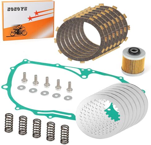 Heavy Duty Clutch Friction Plates Spring Bolt & Gasket Kit for Yamaha XVS650 V-star 650 1998-2016 in Saudi Arabia