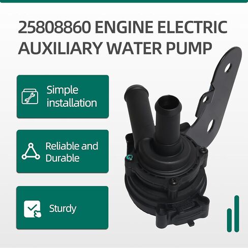 25808860,Engine Electric Auxiliary Water Pump for Cadillac STS/CTS 3.6L V6 GAS DOHC Naturally,2008-2011 in Saudi Arabia