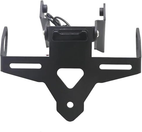 Motorcycle Rear Fender Eliminator Kit No Drill Short Tail Motorbike License Plate Bracket Compatible with Yamaha MT-09 SP MT09 2024-2025, Easy Install, Black, Aluminum Alloy, Matte Black in Saudi Arabia