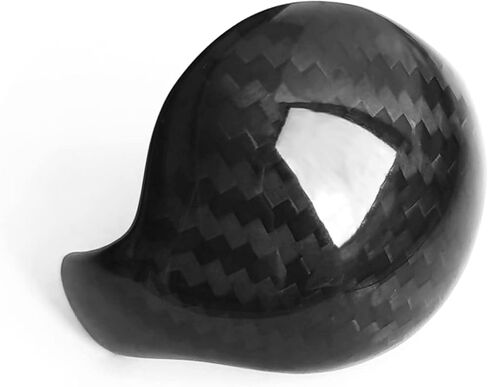 Compatible with Ford Mustang 2015-2024 Real Carbon Fiber Gear Shift Knob Head Cover Automotive Shift Lever Modified Decoration (Black) in Saudi Arabia