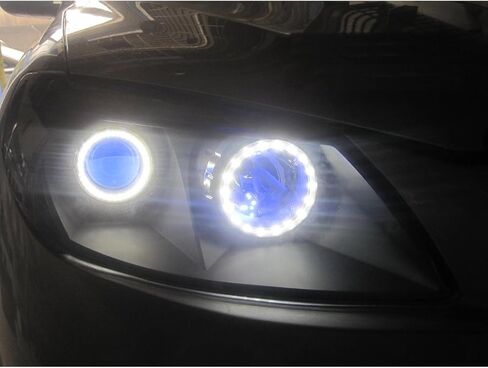 Uxcell 2 × 60 مم 1210 جهاز تثبيت على السطح 15 حلقة LED بيضاء in Saudi Arabia