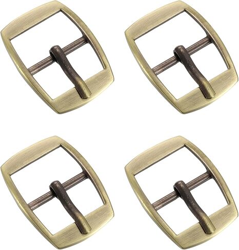 uxcell Metal Roller Buckle, Single Prong Belt Buckle Center Bar Buckle for Leather Craft Belt in Saudi Arabia