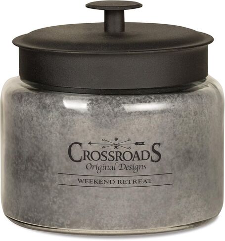 Crossroads Cinnamon Bun Scented 4-Wick Candle, 64 Ounce in Saudi Arabia