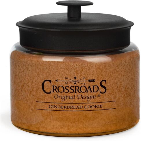 Crossroads Cinnamon Bun Scented 4-Wick Candle, 64 Ounce in Saudi Arabia
