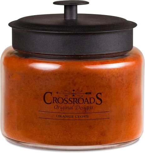 Crossroads Cinnamon Bun Scented 4-Wick Candle, 64 Ounce in Saudi Arabia