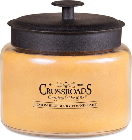 Crossroads Cinnamon Bun Scented 4-Wick Candle, 64 Ounce in Saudi Arabia