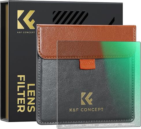 K&F CONCEPT 100x100mm Square Black Diffuison 1/4 Effect Filter in Kuwait