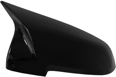 أغطية أغطية المرآة متوافقة مع BMW F10 F11 F18 5-Series LCI 2014-2018، غطاء غطاء مرآة جانبي خلفي للاستبدال المباشر (أسود لامع) in Saudi Arabia
