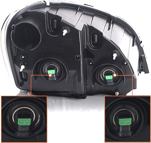Torque 2008-2017 Freightliner Cascadia Headlight PAIR Replacement for semi Trucks [Included All Bulbs] Assembly Projector DOT SAE Approved Driver Left Passenger Right Side Set (TR030-L, TR030-R) in Saudi Arabia