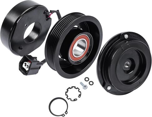 GELUOXI A/C Compressor Clutch Set Replacement for Buick Enclave Chevy Traverse GMC Acadia Saturn Outlook 2007-2012 6G 3.6L 20844676 25891797 in Saudi Arabia