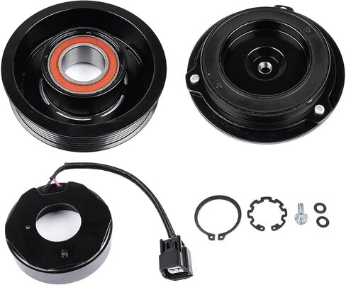 GELUOXI A/C Compressor Clutch Set Replacement for Buick Enclave Chevy Traverse GMC Acadia Saturn Outlook 2007-2012 6G 3.6L 20844676 25891797 in Saudi Arabia